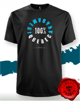 T-SHIRT 100% QUEBEC