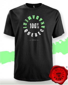 T-SHIRT 100% QUEBEC