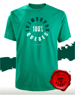 T-SHIRT 100% QUEBEC