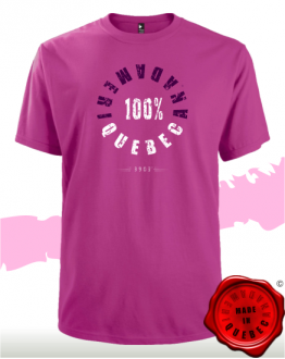 T-SHIRT 100% QUEBEC