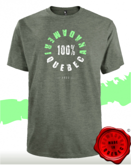 T-SHIRT 100% QUEBEC