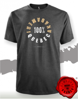 T-SHIRT 100% QUEBEC