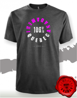 T-SHIRT 100% QUEBEC