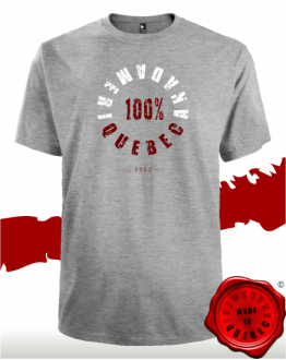 T-SHIRT 100% QUEBEC