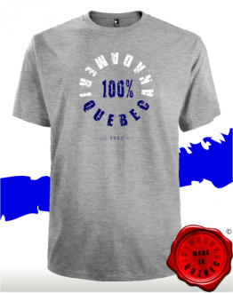 T-SHIRT 100% QUEBEC