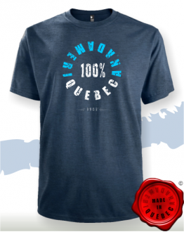 T-SHIRT 100% QUEBEC