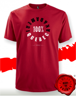 T-SHIRT 100% QUEBEC